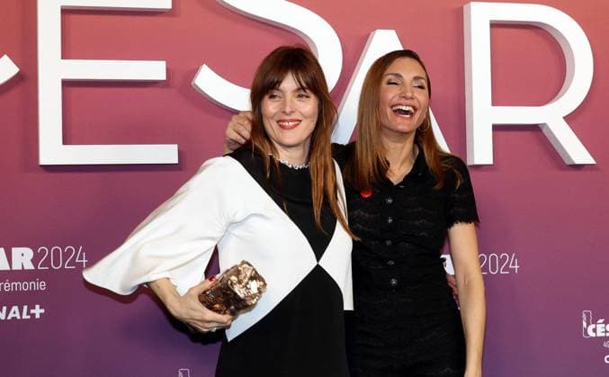 Photocall des laurÃ ats (press room) lors de la 49eme Ã dition de la cÃ rÃ monie des CÃ sar Ã l?Olympia Ã Paris ValÃ rie Donzelli, Audrey Diwan (CÃ sar de la meilleure adaptation pour Â« L?amour Et Les ForÃªts Â») - Photocall des laurÃ ats (press room) lors de la 49eme Ã dition de la cÃ rÃ monie des CÃ sar Ã l?Olympia Ã Paris le 23 fÃ vrier 2024 Dominique Jacovides Olivier Borde Bestimage Press room during 49th Cesar Film Awards at L Olympia on February 23, 2024 in Paris Paris France  Copyright: xBORDE-JACOVIDESx xBESTIMAGExBORDE-JACOVIDESx xBESTIMAGEx