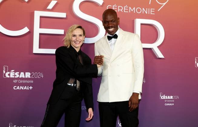 Photocall des laurÃ ats (press room) lors de la 49eme Ã dition de la cÃ rÃ monie des CÃ sar Ã l?Olympia Ã Paris Ana Girardot, Jean-Pascal Zadi - Photocall des laurÃ ats (press room) lors de la 49eme Ã dition de la cÃ rÃ monie des CÃ sar Ã l?Olympia Ã Paris le 23 fÃ vrier 2024 Dominique Jacovides Olivier Borde Bestimage Press room during 49th Cesar Film Awards at L Olympia on February 23, 2024 in Paris Paris France  Copyright: xBORDE-JACOVIDESx xBESTIMAGExBORDE-JACOVIDESx xBESTIMAGEx