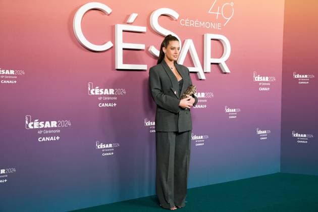 49eme ceremonie des CESAR - Salle de presse Phtocall des laureats. 49th CESAR ceremony awards. Photocall of winners : Adele Exarchopoulos (meilleur actrice dans un second role) 302003 2024-02-24 Olympia  Copyright: xIvankaxVoisinx xStarfacex STAR_302003_001