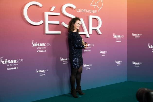 49eme ceremonie des CESAR - Salle de presse Phtocall des laureats. 49th CESAR ceremony awards. Photocall of winners : Ariane Daurat (meilleur Costumes) 302003 2024-02-24 Olympia inconnu  Copyright: xIvankaxVoisinx xStarfacex STAR_302003_012