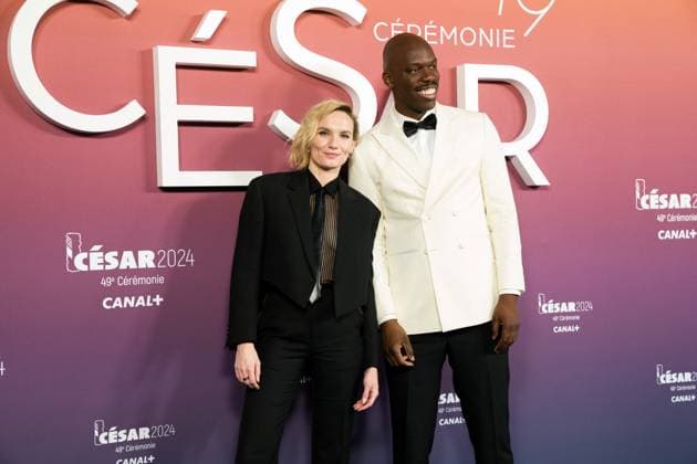 49eme ceremonie des CESAR - Salle de presse Phtocall des laureats. 49th CESAR ceremony awards. Ana Girardot et Jean-Pascal Zadi 302003 2024-02-24 Olympia  Copyright: xIvankaxVoisinx xStarfacex STAR_302003_015