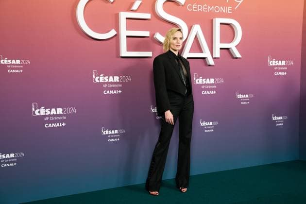 49eme ceremonie des CESAR - Salle de presse Phtocall des laureats. 49th CESAR ceremony awards. Ana Girardot et Jean-Pascal Zadi 302003 2024-02-24 Olympia  Copyright: xIvankaxVoisinx xStarfacex STAR_302003_018