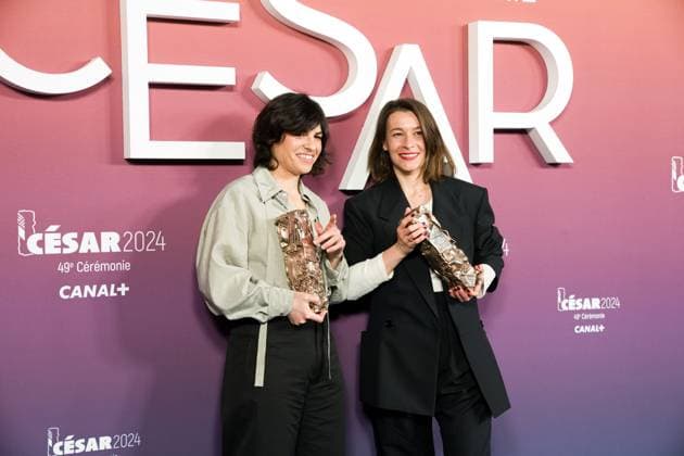 49eme ceremonie des CESAR - Salle de presse Phtocall des laureats. 49th CESAR ceremony awards. Photocall of winners : Marie Boitard, Alice Douhart 302003 2024-02-24 Olympia  Copyright: xIvankaxVoisinx xStarfacex STAR_302003_035