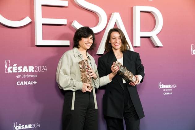 49eme ceremonie des CESAR - Salle de presse Phtocall des laureats. 49th CESAR ceremony awards. Photocall of winners : Marie Boitard, Alice Douhart 302003 2024-02-24 Olympia  Copyright: xIvankaxVoisinx xStarfacex STAR_302003_036