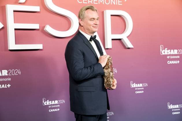 49eme ceremonie des CESAR - Salle de presse Phtocall des laureats. 49th CESAR ceremony awards. Photocall of winners : Christopher Nolan 302003 2024-02-24 Olympia  Copyright: xIvankaxVoisinx xStarfacex STAR_302003_045