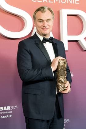 49eme ceremonie des CESAR - Salle de presse Phtocall des laureats. 49th CESAR ceremony awards. Photocall of winners : Christopher Nolan 302003 2024-02-24 Olympia  Copyright: xIvankaxVoisinx xStarfacex STAR_302003_046