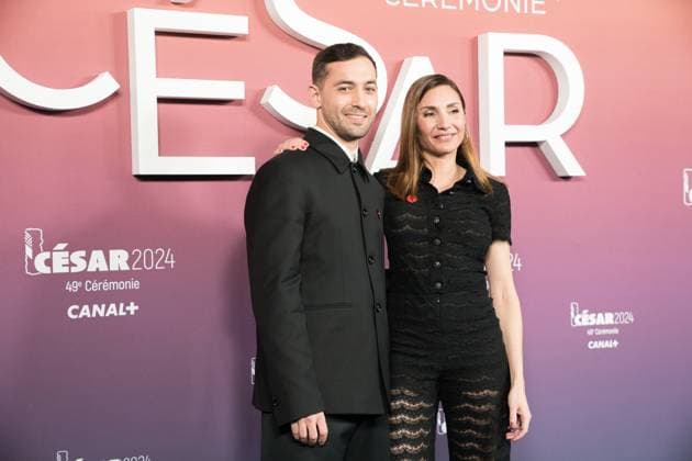 49eme ceremonie des CESAR - Salle de presse Phtocall des laureats. 49th CESAR ceremony awards. Photocall of winners : Dali Benssalah, Audrey Diwan 302003 2024-02-24 Olympia  Copyright: xIvankaxVoisinx xStarfacex STAR_302003_059