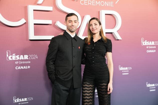 49eme ceremonie des CESAR - Salle de presse Phtocall des laureats. 49th CESAR ceremony awards. Photocall of winners : Dali Benssalah, Audrey Diwan 302003 2024-02-24 Olympia  Copyright: xIvankaxVoisinx xStarfacex STAR_302003_060