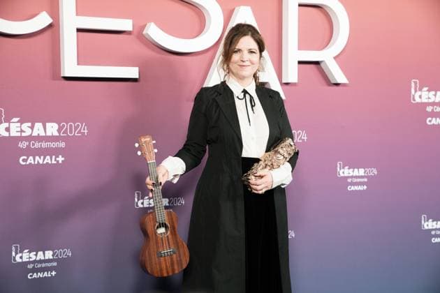 49eme ceremonie des CESAR - Salle de presse Phtocall des laureats. 49th CESAR ceremony awards. Photocall of winners : Agnes Jaoui 302003 2024-02-24 Olympia  Copyright: xIvankaxVoisinx xStarfacex STAR_302003_069