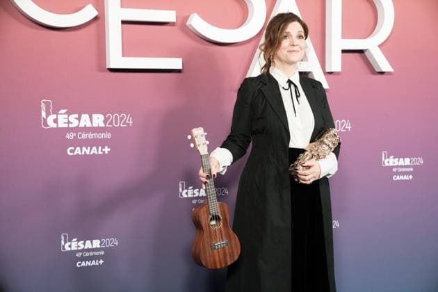 49eme ceremonie des CESAR - Salle de presse Phtocall des laureats. 49th CESAR ceremony awards. Photocall of winners : Agnes Jaoui 302003 2024-02-24 Olympia  Copyright: xIvankaxVoisinx xStarfacex STAR_302003_070