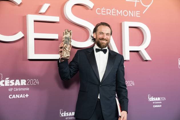 49eme ceremonie des CESAR - Salle de presse Phtocall des laureats. 49th CESAR ceremony awards. Photocall of winners : Arieh Worthalter 302003 2024-02-24 Olympia  Copyright: xIvankaxVoisinx xStarfacex STAR_302003_086