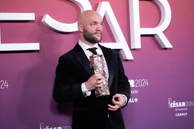 49eme ceremonie des CESAR - Salle de presse Phtocall des laureats. 49th CESAR ceremony awards. Photocall of winners : Jean-Baptiste Durand 302003 2024-02-23 Olympia  Copyright: xIvankaxVoisinx xStarfacex STAR_302003_116