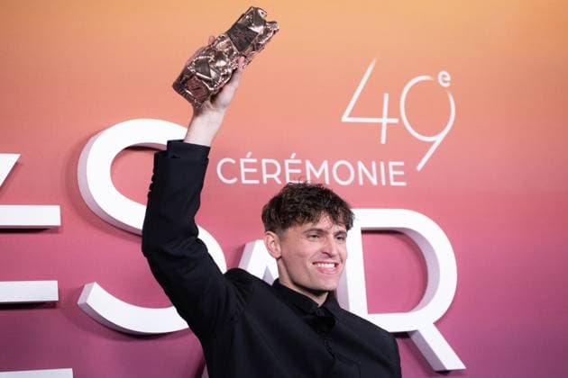 49eme ceremonie des CESAR - Salle de presse Phtocall des laureats. 49th CESAR ceremony awards. Photocall of winners : Raphael Quenard 302003 2024-02-23 Olympia  Copyright: xIvankaxVoisinx xStarfacex STAR_302003_127