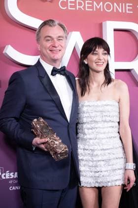 49eme ceremonie des CESAR - Salle de presse Phtocall des laureats. 49th CESAR ceremony awards. Photocall of winners : Christopher Nolan et Marion Cotillard 302003 2024-02-23 Olympia  Copyright: xIvankaxVoisinx xStarfacex STAR_302003_141