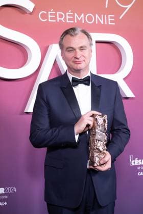 49eme ceremonie des CESAR - Salle de presse Phtocall des laureats. 49th CESAR ceremony awards. Photocall of winners : Christopher Nolan 302003 2024-02-23 Olympia  Copyright: xIvankaxVoisinx xStarfacex STAR_302003_145