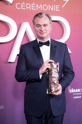 49eme ceremonie des CESAR - Salle de presse Phtocall des laureats. 49th CESAR ceremony awards. Photocall of winners : Christopher Nolan 302003 2024-02-23 Olympia  Copyright: xIvankaxVoisinx xStarfacex STAR_302003_149