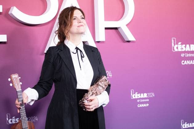 49eme ceremonie des CESAR - Salle de presse Phtocall des laureats. 49th CESAR ceremony awards. Photocall of winners : Agnes Jaoui 302003 2024-02-23 Olympia  Copyright: xIvankaxVoisinx xStarfacex STAR_302003_162