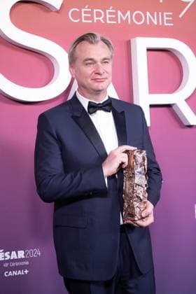 49eme ceremonie des CESAR - Salle de presse Phtocall des laureats. 49th CESAR ceremony awards. Photocall of winners : Christopher Nolan 302003 2024-02-23 Olympia  Copyright: xIvankaxVoisinx xStarfacex STAR_302003_144