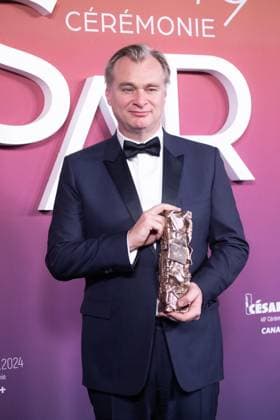 49eme ceremonie des CESAR - Salle de presse Phtocall des laureats. 49th CESAR ceremony awards. Photocall of winners : Christopher Nolan 302003 2024-02-23 Olympia  Copyright: xIvankaxVoisinx xStarfacex STAR_302003_147
