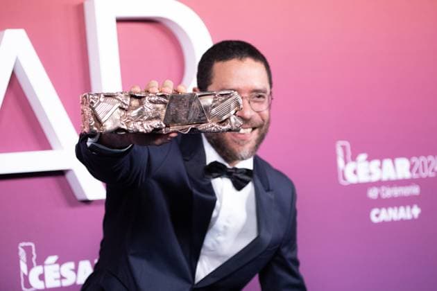 49eme ceremonie des CESAR - Salle de presse Phtocall des laureats. 49th CESAR ceremony awards. Photocall of winners : Laurent Senechal (meilleur montage) 302003 2024-02-24 Olympia  Copyright: xIvankaxVoisinx xStarfacex STAR_302003_184