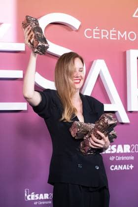 49eme ceremonie des CESAR - Salle de presse Phtocall des laureats. 49th CESAR ceremony awards. Photocall of winners : Justine Triet 302003 2024-02-24 Olympia  Copyright: xIvankaxVoisinx xStarfacex STAR_302003_200