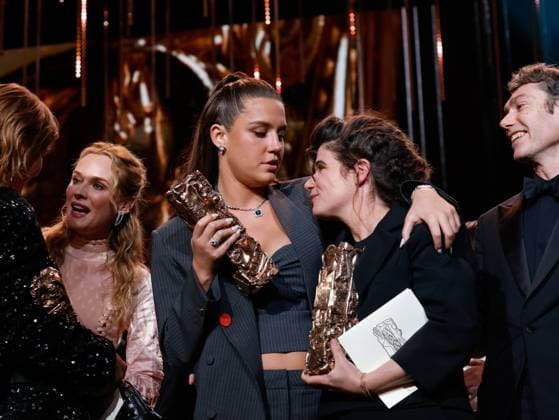 49eme ceremonie des CESAR. Salle. 49th Cesar Ceremony. Stage. 302014 2024-02-24 Paris France Exarchopoulos, Adele; Luciani, Marie-Ange  Copyright: xRomualdxMeigneuxx xStarfacex STAR_302014_158