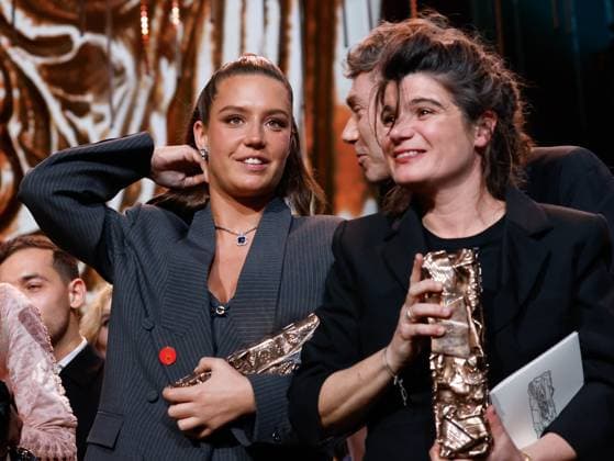 49eme ceremonie des CESAR. Salle. 49th Cesar Ceremony. Stage. 302014 2024-02-24 Paris France Exarchopoulos, Adele; Luciani, Marie-Ange  Copyright: xRomualdxMeigneuxx xStarfacex STAR_302014_160