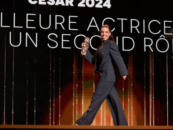 49eme ceremonie des CESAR. Salle. 49th Cesar Ceremony. Stage. 302014 2024-02-24 Paris France Exarchopoulos, Adele  Copyright: xRomualdxMeigneuxx xStarfacex STAR_302014_225