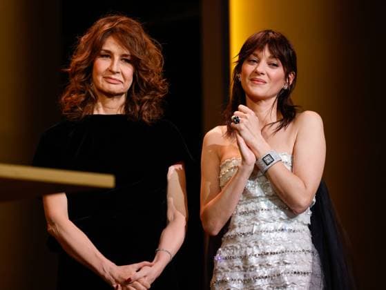 49eme ceremonie des CESAR. Salle. 49th Cesar Ceremony. Stage. 302014 2024-02-24 Paris France Cotillard, Marion; Lemercier, ValÃ rie  Copyright: xRomualdxMeigneuxx xStarfacex STAR_302014_435