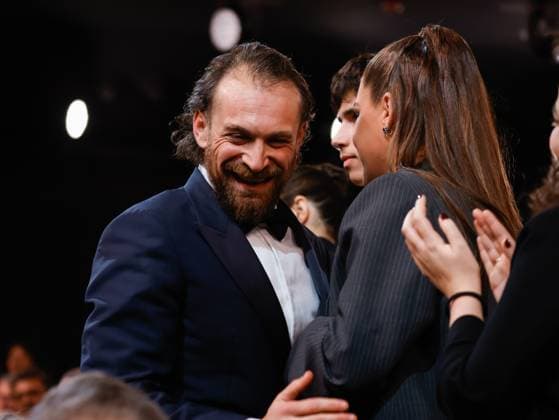 49eme ceremonie des CESAR. Salle. 49th Cesar Ceremony. Stage. 302014 2024-02-24 Paris France Worthalter, Arieh; Exarchopoulos, Adele  Copyright: xRomualdxMeigneuxx xStarfacex STAR_302014_110