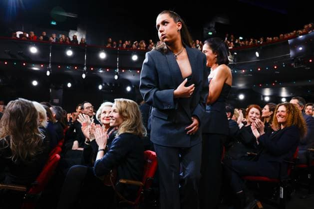 49eme ceremonie des CESAR. Salle. 49th Cesar Ceremony. Stage. 302014 2024-02-24 Paris France Exarchopoulos, Adele  Copyright: xRomualdxMeigneuxx xStarfacex STAR_302014_184