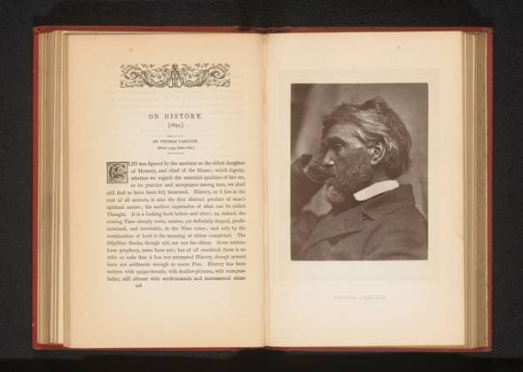 RECORD DATE NOT STATED Portret van Thomas Carlyle, Elliott & Fry, c. 1881 - c. 1886 photomechanical print paper historical persons. adult man Copyright: xpiemagsx rknbpie11012024-29820 !ACHTUNG AUFNAHMEDATUM GESCHÄTZT!