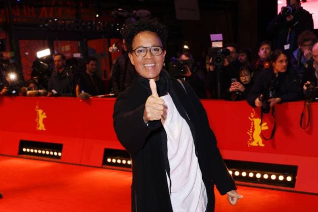 Mo Asumang arriving at the Closing Ceremony at the Berlinale Palast der 74 Berlinale International Film Festival on 24 February 2024 in Berlin Berlinale 2024 Closing Ceremony Night