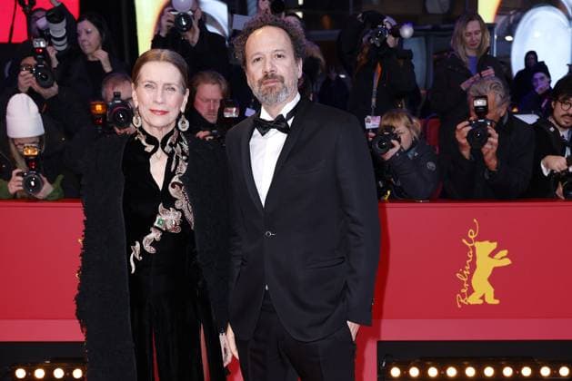 Mariette Rissenbeek and Carlo Chatrian arriving at the Closing Ceremony at the Berlinale Palast der 74 Berlinale International Film Festival on 24 February 2024 in Berlin Berlinale 2024 Closing Ceremony Night