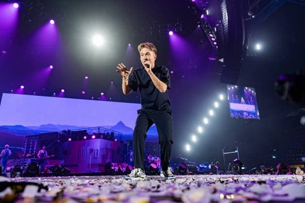 Italian singer Music Concert - Alfa - Non so chi ha creato il mondo ma so che era innamorato Tour Alfa (Andrea De Filippi) Milan Forum Italy Copyright: xAndreaxMunaretto TSCKx xLiveMediax LPM_1249279