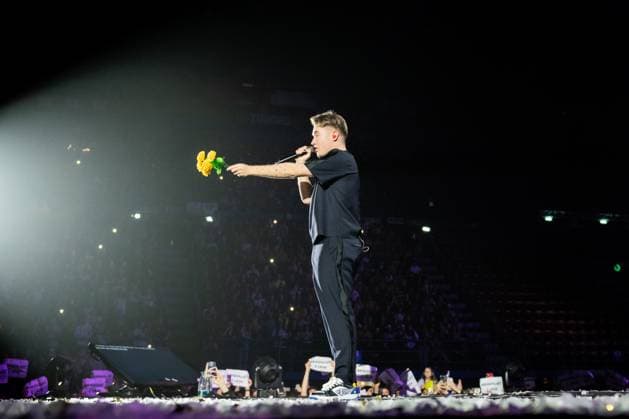 Italian singer Music Concert - Alfa - Non so chi ha creato il mondo ma so che era innamorato Tour Alfa (Andrea De Filippi) Milan Forum Italy Copyright: xMirkoxFava TSCKx xLiveMediax LPM_1249066
