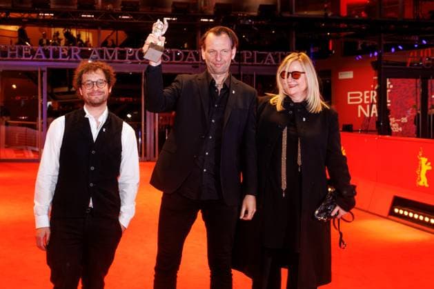 Berlinale Closing and Award Ceremony Severin Fiala, Martin Gschlacht and Veronika Franz at the Berlinale Closing and Award Ceremony in the Berlinale Palast on the occasion of the 74th Berlin International Film Festival on 22 02 2024 Copyright: xEventpressxKochanx