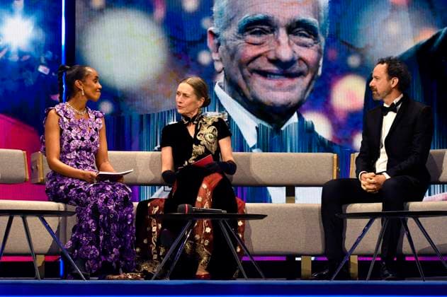 Hadnet Tesfai, Mariette Rissenbeek and Carlo Chatrian at the Closing Ceremony with Award Ceremony at the Berlinale 2024 74 Berlin International Film Festival in the Berlinale Palast Berlin, 24 02 2024 Foto:xN.xKubelkax xFuturexImagex preisverleihung_4348