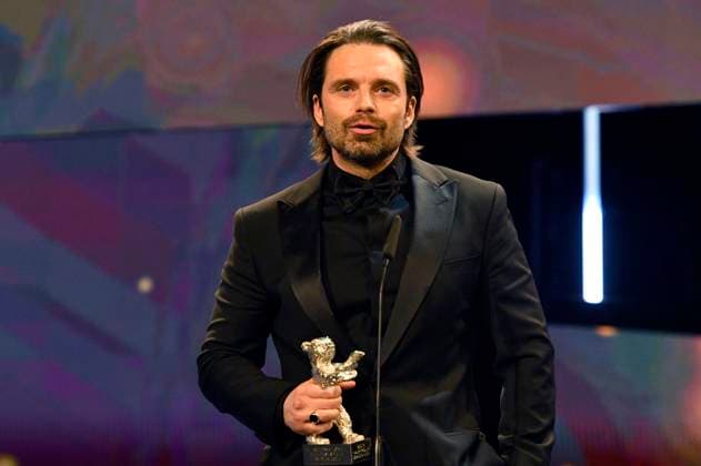 Sebastian Stan with the Silver Bear for Best Acting Performance in a Leading Role in A Different Man at the Closing Ceremony and Award Ceremony at the Berlinale 2024 74 Berlin International Film Festival at the Berlinale Palast Berlin, 24 02 2024 Foto:xN.xKubelkax xFuturexImagex preisverleihung_4387