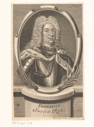 RECORD DATE NOT STATED Portrait of Friedrich von Hessen-Kassel, King of Sweden, Johann Martin Bernigeroth, 1733 print Leipzig paper engraving historical persons. armour Copyright: xpiemagsx rknbpie14012024-6330 !ACHTUNG AUFNAHMEDATUM GESCHÄTZT!