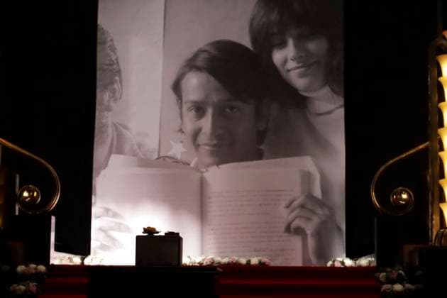February 25, 2024, Mexico City, Mexico: Jose Agustin Ramirez Funeral urn during the posthumous tribute at the Palace of Fine Arts in Mexico City. on February 25, 2024 in Mexico City, Mexico Mexico City Mexico - ZUMAe321 20240225_zia_e321_001 Copyright: xLuisxBarronx