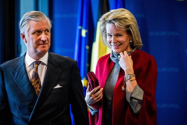 Entertainment Themen der Woche KW09 Entertainment Bilder des Tages King Philippe - Filip of Belgium and Queen Mathilde of Belgium pictured during a royal visit to the Europol headquarters in The Hague, the Netherlands, Tuesday 27 February 2024. Europol is the European police agency tasked with helping the Member States of the European Union to prevent and combat all forms of serious organised and international crime, cybercrime and terrorism. The visit will explain the agency s work and how it operates, before a meeting with Belgians who work there.  JASPERxJACOBS 87226142