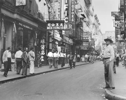 Pell Street, Chinatown, New York City, New York, USA, Angelo Rizzuto, Anthony Angel Collection, August 1949 Pell Street, Chinatown, New York City, New York, USA, Angelo Rizzuto, Anthony Angel Collection, August 1949. Copyright: 1010_45_ghi-circa12336