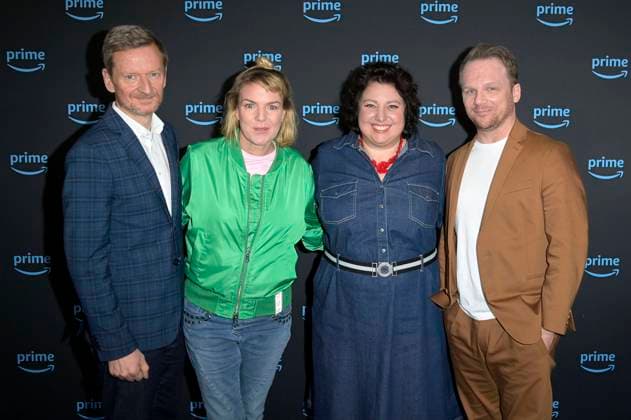 Entertainment Themen der Woche KW09 Entertainment Bilder des Tages Michael Kessler, Mirja Boes, Meltem Kaptan und Ralf Schmitz bei der Jahrespressekonferenz Prime Video Presents 2024 im WECC - Westhafen Events & Convention Center. Berlin, 27.02.2024 *** Michael Kessler, Mirja Boes, Meltem Kaptan and Ralf Schmitz at the annual press conference Prime Video Presents 2024 at the WECC Westhafen Events Convention Center Berlin, 27 02 2024 Foto:xF.xKernx xFuturexImagex prime_pk_4259