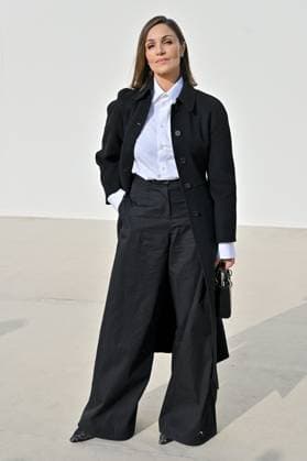 PFW Dior Outside Arrivals Nadia Fares attending the Dior show during PFW in Paris, France on February 27, 2024. Photo by Julien Reynaud APS-Medias ABACAPRESS.COM Paris France  Copyright: xReynaudxJulien APS-Medias ABACAx