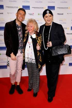 Marcell Damaschke, Stefanie Simon and Julian F M Stoeckel at the presentation of the German Reading Award 2024 at the Humboldt CarrÃ Berlin, 27 02 2024 Foto:xS.xGabschx xFuturexImagex lesepreis_4232