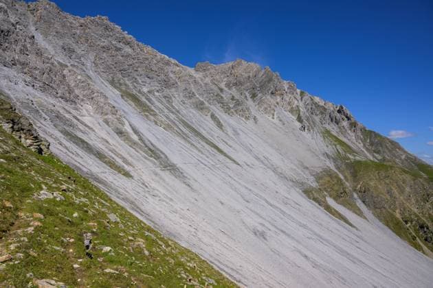 The Ortler Alps near Sulden (South Tyrol, Italy) on a sunny day in summer Stilfs Italy