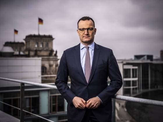 Jens Spahn (MdB, CDU) am 21.02.2024 auf dem Jakob-Kaiser-Haus am Deutschen Bundestag. Berlin Deutschland *** Jens Spahn MdB, CDU on 21 02 2024 at the Jakob Kaiser Haus at the German Bundestag Berlin Germany Copyright: xDominikxButzmannx