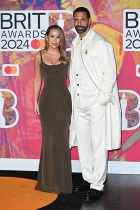 Celebrities arrive at the BRIT Awards 2024 at The O2 Arena in London Featuring: Kate Ferdinand, Rio Ferdinand Where: London, United Kingdom When: 02 Mar 2024 Credit: Cover Images EDITORIAL USE ONLY. NOT FOR USE BY NEWSPAPERS BASED IN THE UK. Copyright: xx 53528651