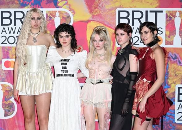 Celebrities arrive at the BRIT Awards 2024 at The O2 Arena in London Featuring: The Last Dinner Party Where: London, United Kingdom When: 02 Mar 2024 Credit: Cover Images EDITORIAL USE ONLY. NOT FOR USE BY NEWSPAPERS BASED IN THE UK. Copyright: xx 53529021